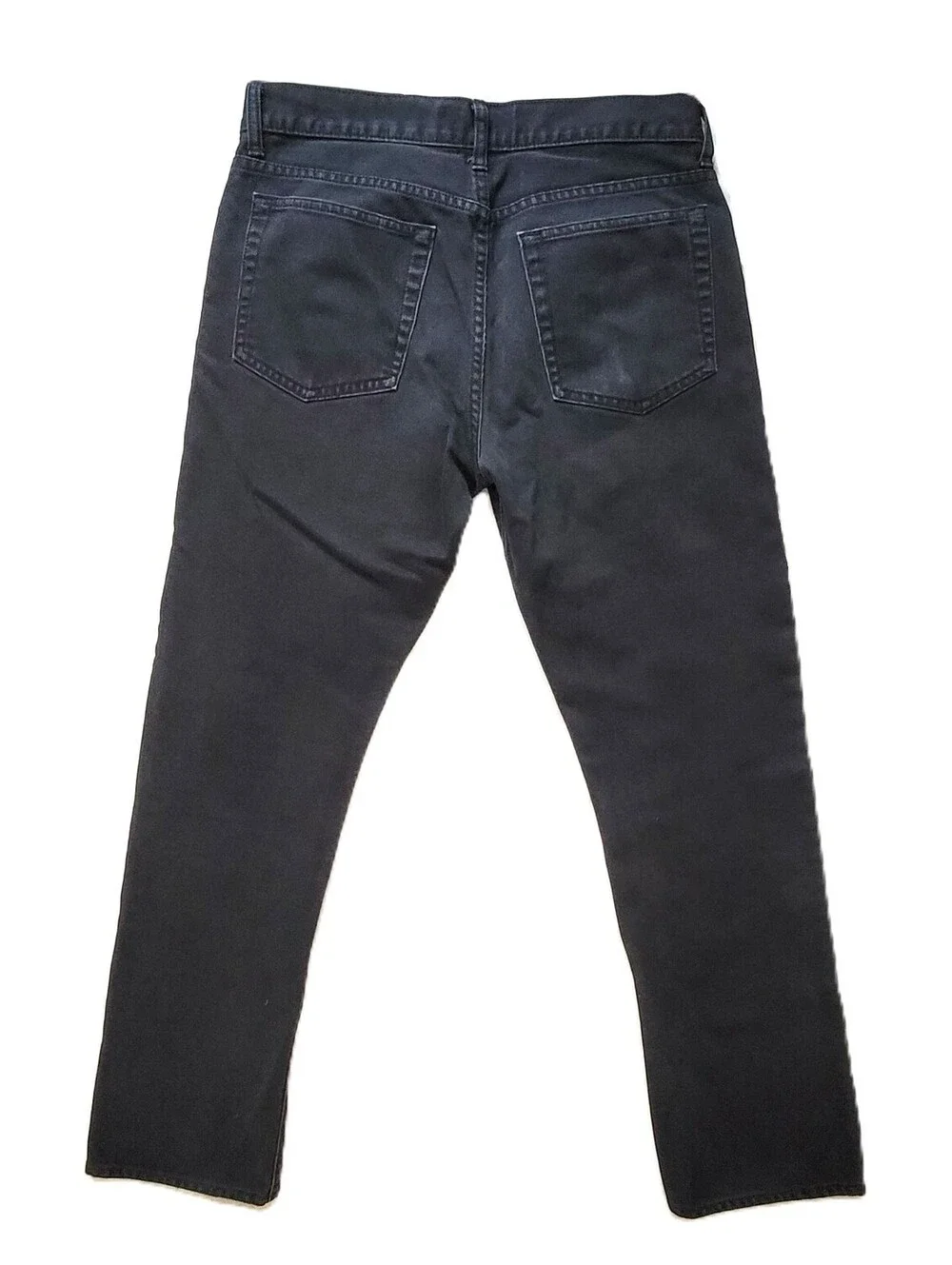 J.Crew 770 Straight Fit Pinwale Corduroy Pants Men's 30x30 Black B0202